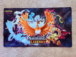 Pokemon TCG - Shining Legends Playmat (Authentic) - Ho-Oh, Mew, Lugia, Rayquaza - Image 1
