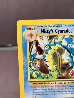Pokemon TCG Misty's Gyarados 13/132 Gym Challenge Holo Rare 2000 VTG WOTC NM - Image 2