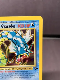 Pokemon TCG Misty's Gyarados 13/132 Gym Challenge Holo Rare 2000 VTG WOTC NM - Image 3