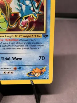 Pokemon TCG Misty's Gyarados 13/132 Gym Challenge Holo Rare 2000 VTG WOTC NM - Image 4
