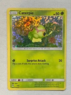 Caterpie 1/12 McDonald's Collection 2019 Pokemon Heavily Played - Image 1