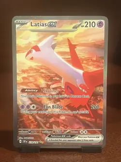 Pokemon Latias ex Special Illustration Rare 239/191 Sv08 Surging Sparks Holo EX - Image 1