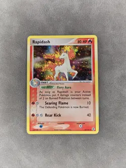 Pokemon TCG Rapidash 13/112 🌀SWIRL Holo Rare EX FireRed & LeafGreen - LP- - Image 1