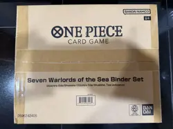 One Piece Card Game Seven Warlords of the Sea Binder Set English, New Sealed - Image 1