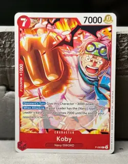 One Piece Card Game Koby P-092 Release Event Regular English Edition - Image 1