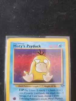 Pokemon Card Misty's Psyduck Common Gym Challenge 090/132 - Image 2