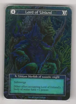 Sorcery Contested Realm, UNIQUE FOIL Lord of Unland, Pack Fresh Mint, Beta - Image 1
