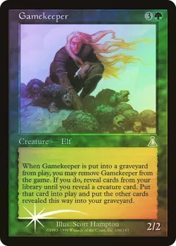 Urza's Destiny MTG FOIL Gamekeeper Magic - Image 1