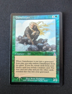 Magic Mtg FOIL Urza's Destiny Gamekeeper near mint - Image 1
