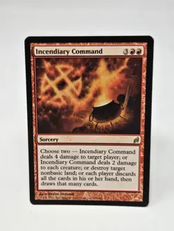 1x Incendiary Command (179) Lorwyn LP MTG Magic the Gathering x1 MKE - Image 1