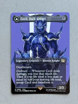 Cecil, Dark Knight (Borderless) #380 Regular - MTG - Final Fantasy FIN - NM - Image 1