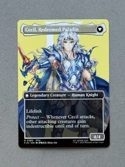 Cecil, Dark Knight (Borderless) #380 Regular - MTG - Final Fantasy FIN - NM - Image 2