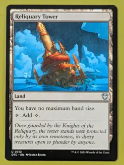 Reliquary Tower x1 Outlaws of Thunder Junction Commander 1x MTG - Image 1