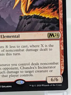 MTG CHANDRA'S INCINERATOR Core Set 2021 Rare NM! - Image 5