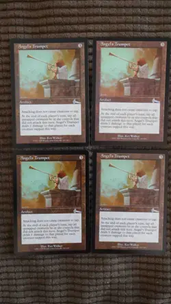 Magic: the Gathering / MtG Angel's Trumpet x4 Urza's Legacy - Image 1