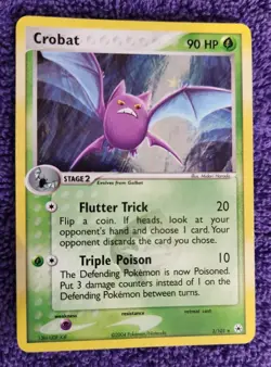 Crobat 3/101 Hidden Legends Reverse Holo Rare Pokemon *NICE* - Image 1