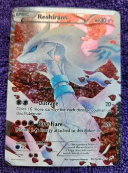 Reshiram RC22/RC25 Legendary Treasures Radiant Collection Holo Rare Pokemon NICE - Image 1