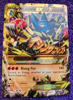 M Lucario EX 113/111 Furious Fists (Secret) Holo Rare Pokemon *NICE* - Image 1