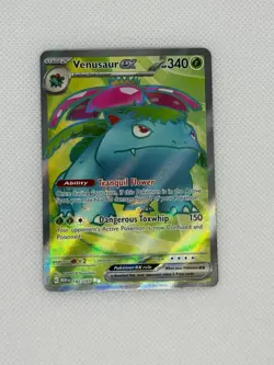 Pokemon TCG Venusaur ex Scarlet & Violet - 151 182/165 Holo Ultra Rare NM - Image 1