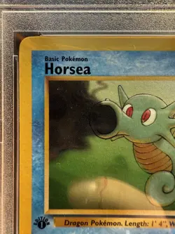 Pokemon Horsea 1999 Fossil 1st Edition Common 49/62 WOTC PSA 10 GEM MT - Image 3