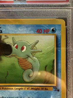 Pokemon Horsea 1999 Fossil 1st Edition Common 49/62 WOTC PSA 10 GEM MT - Image 4