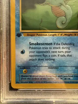 Pokemon Horsea 1999 Fossil 1st Edition Common 49/62 WOTC PSA 10 GEM MT - Image 5