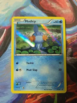 Pokemon Mudkip XY38 Holo Promo Card XY Promo TCG Basic English 2014 - LP - Image 1