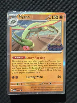 SEALED Pokemon Phantasmal Flames - Flygon - MEP 016 -Built & Battle PROMO - Image 2