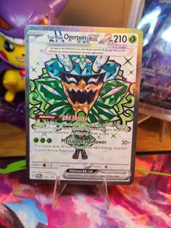 Pokemon TCG Teal Mask Ogerpon ex 190/167 Sv06: Twilight Masquerade (English) -NM - Image 1