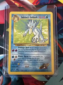 Sabrina’s Golduck 30/132 Pokemon Gym Challenge Unlimited Non Holo Rare V-LP - Image 1