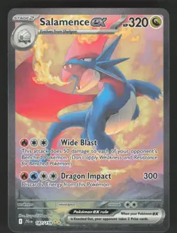 Salamence ex 187/159 Pokemon TCG SV09: Journey Together NM - Image 1