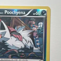Pokemon TCG Team Magma's Poochyena - 17/34 - Double Crisis LP - Reverse Holo - Image 3
