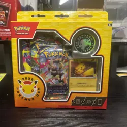Pokemon Day 2026 Collection Box Factory Sealed - Pikachu Promo + 3 Booster Packs - Image 1