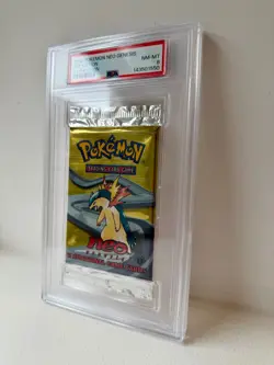 2000 Pokemon Neo Gensis – PSA 8 – Booster Pack Sealed – 1st Edition – Typhlosion - Image 2