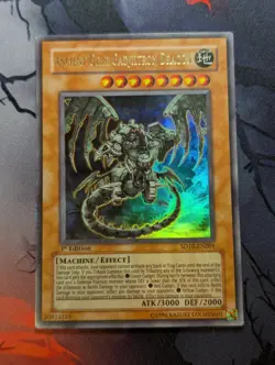 YuGiOh Ancient Gear Gadjiltron Dragon Ultra Rare 1st Edition SD10-EN001 LP/MP - Image 1