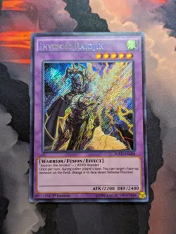 YuGiOh Invoked Raidjin Secret Rare 1st Edition FUEN-EN028 NM - Image 1