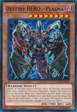 Destiny HERO - Plasma - LEHD-ENA02 - Common - 1st Edition - Yugioh - Image 1