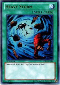 Heavy Storm - LCJW-EN284 - Ultra Rare - 1st Edition Yugioh - Image 1