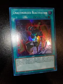 Yugioh Unauthorized Reactivation SR 1st Ed. SR10-EN041 Near Mint - Image 2