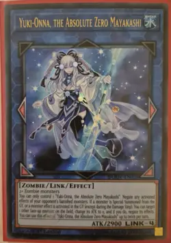 YuGiOh Yuki-Onna, the Absolute Zero Mayakashi Ultra Rare DUOV-EN025 1st Edition - Image 1