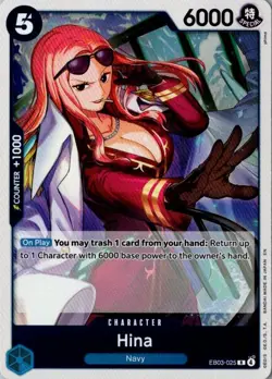 ONE PIECE English Hina EB03-025 Extra Booster: Heroines Edition Foil - Image 1
