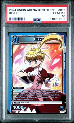 2024 UNION ARENA UE02BT/HTR HUNTER X HUNTER EN #012 BISKY PSA 10 - Image 1