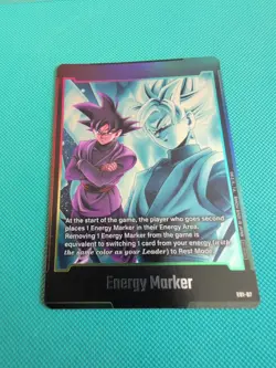 Goku Black Energy Marker E01-07 Dragon Ball Super Fusion World TCG CCG Card - Image 3