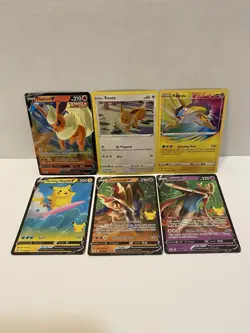 Pokemon Trading Cards Rare Holo Promos V’s Celebrations Bundle Lot - Image 1
