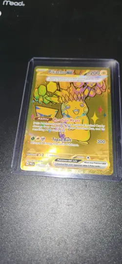 Pokemon TCG Pikachu ex 179/131 Sv Prismatic Evolutions Set Holo Hyper Rare Card - Image 2