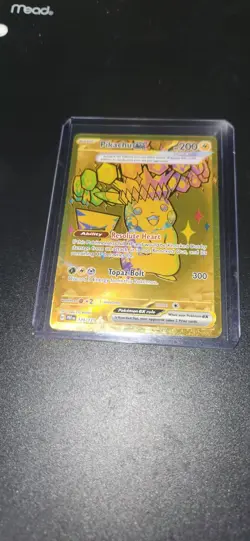 Pokemon TCG Pikachu ex 179/131 Sv Prismatic Evolutions Set Holo Hyper Rare Card - Image 3