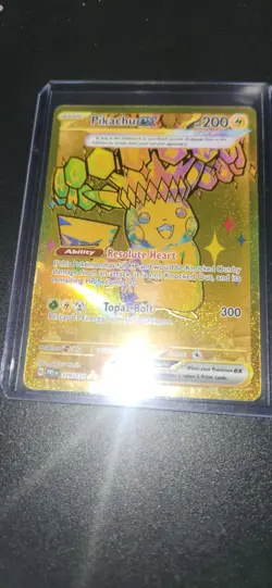 Pokemon TCG Pikachu ex 179/131 Sv Prismatic Evolutions Set Holo Hyper Rare Card - Image 5