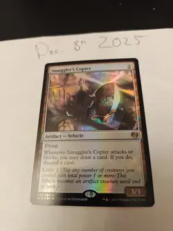 MTG Kaladesh Smuggler's Copter Foil Card #235 M/Nm Condition - Image 3