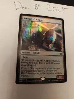 MTG Kaladesh Smuggler's Copter Foil Card #235 M/Nm Condition - Image 4