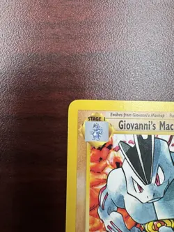 Giovanni's Machoke 42/132 Gym Challenge 1st Edition Non-Holo Pokemon Card LP+ - Image 3